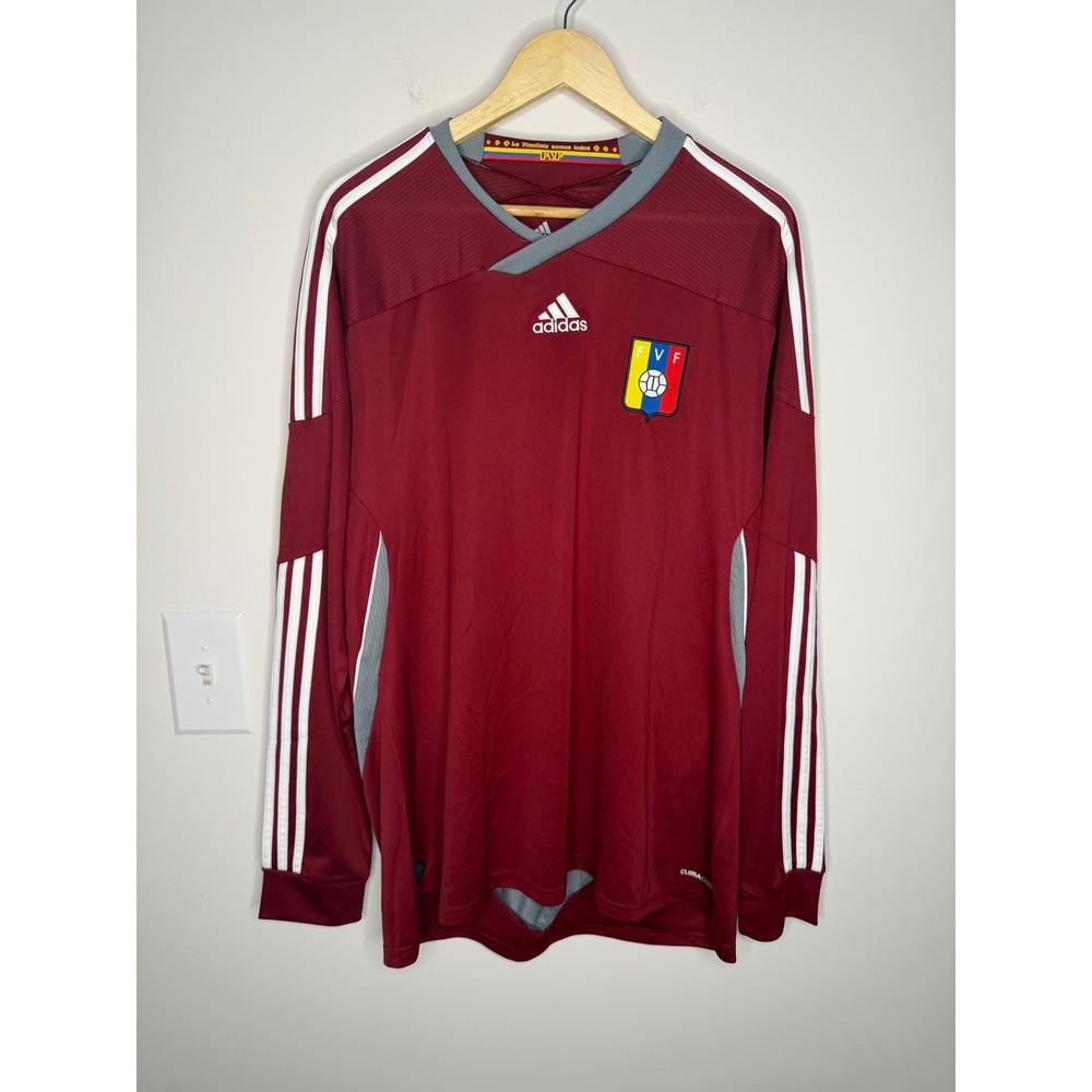 2011/12 Adidas Venezuela Soccer Jersey Long Sleeve FVF ClimaCool V39905 Mens XL